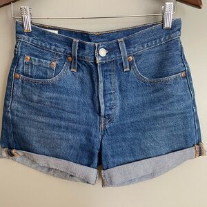 Levi’s Premium Denim Jean Shorts Button Fly